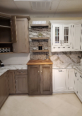 Display with Butcher Block top